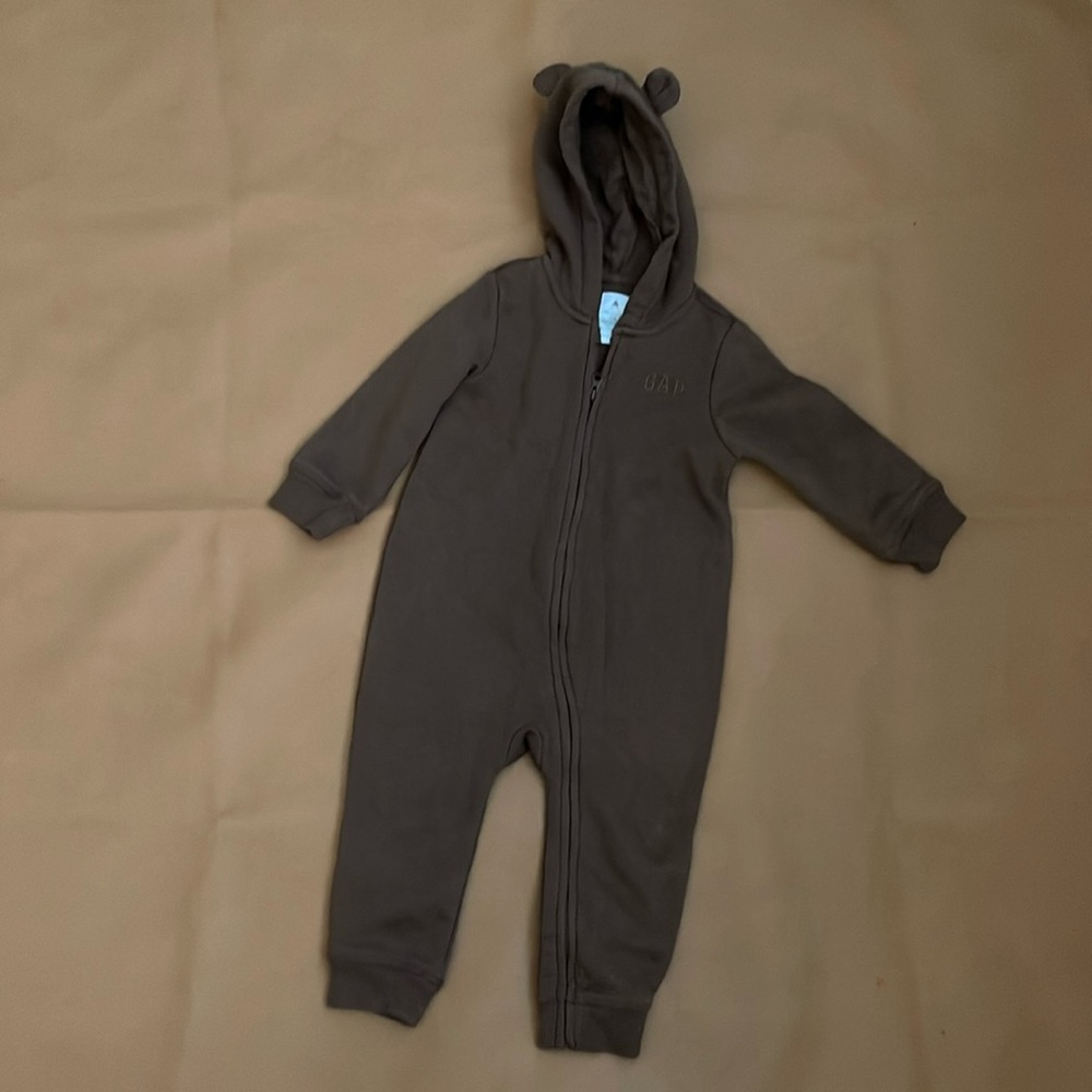 Baby gap teddy bear zip up